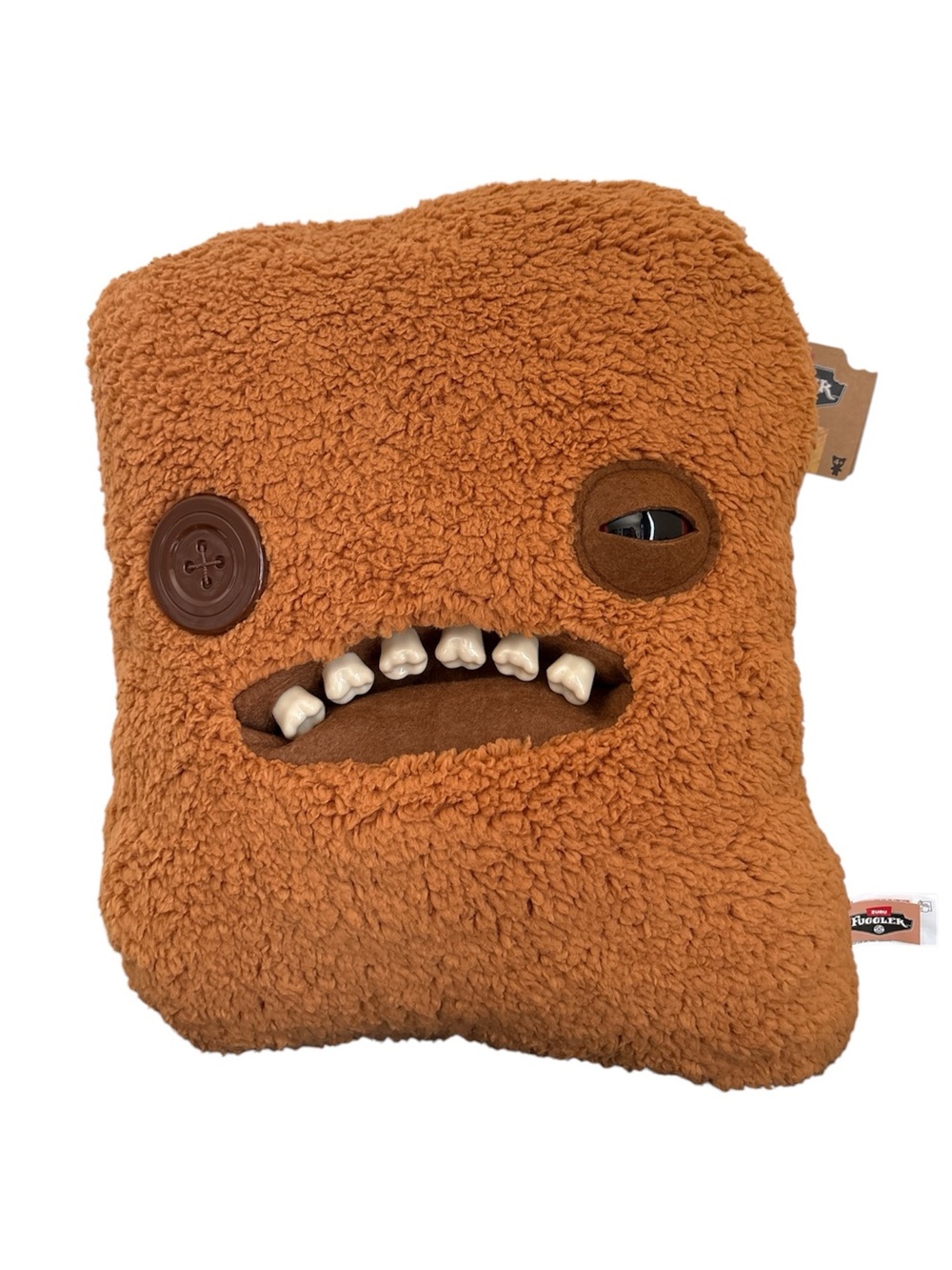 Fuggler Bigg Nuggets 18” Brown Giant Plush Funny Ugly Monster NWT